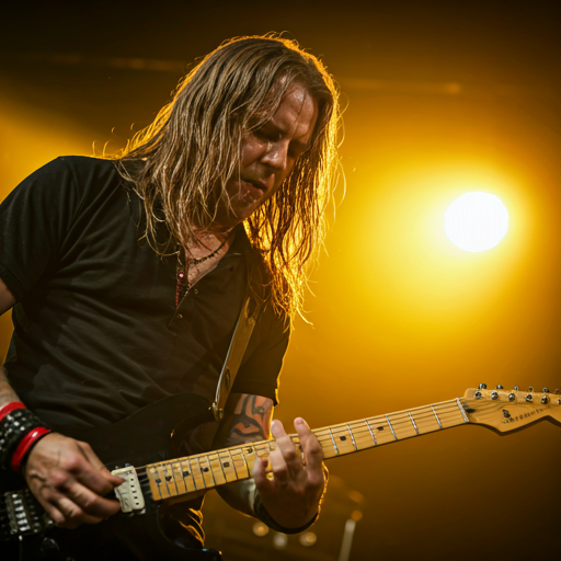 ギタリストのライブパフォーマンス